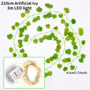 Cascata de Folhagem com Micro LED - Decoração Encantadora