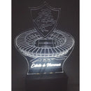 Luminária Led Maracanã Fluzão personalizada com seu nome