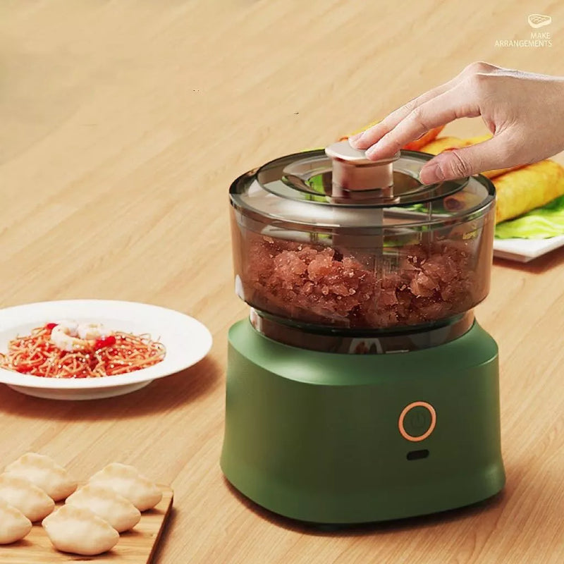 Mini Processador de Alimentos Elétrico Recarregável