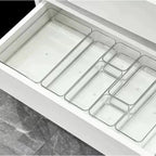 kit  5/7 Organizadores Multiuso para Gavetas, Armários, Geladeiras Potes em Acrílico