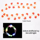 Cascata de Folhagem com Micro LED - Decoração Encantadora