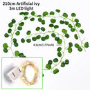 Cascata de Folhagem com Micro LED - Decoração Encantadora