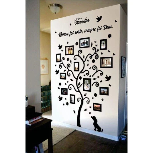 Quadro Árvore Genealógica com Moldura