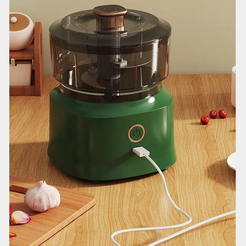Mini Processador de Alimentos Elétrico Recarregável