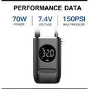 Compressor de Ar Elétrico Portátil Digital – Multiuso e Inteligente